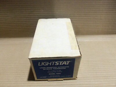 Light Stat Box New Lightstat TGH1 Light Sensitive Automatic Setback Thermostat 2 Wire ...