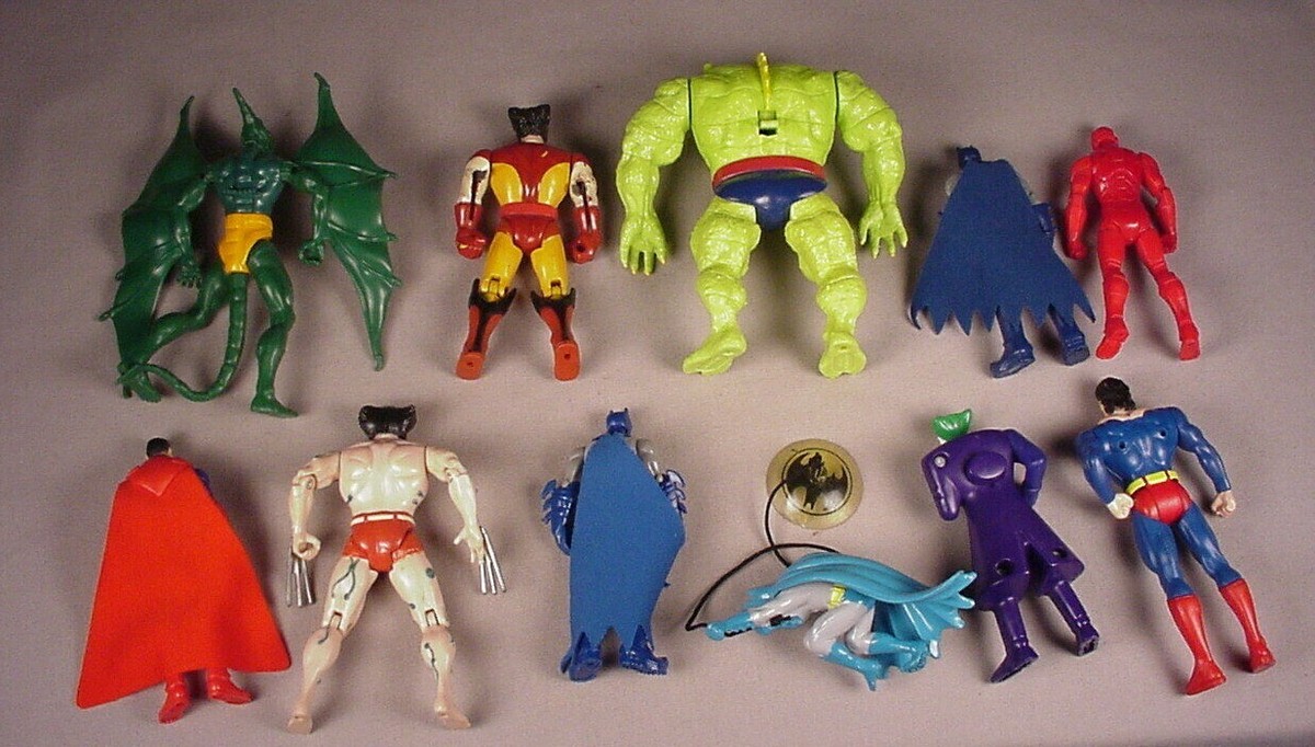 バットマン　MARVEL フィギュア　11点　セット　マーベル Vintage Superhero 11 Action figures DC Marvel X-Men toys