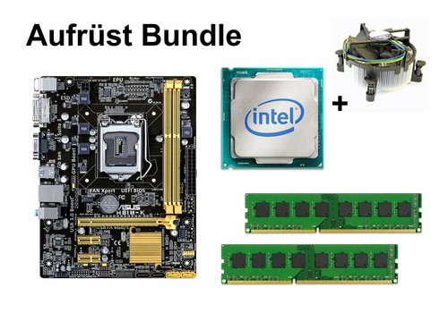 Aufrüst Bundle - ASUS H81M-K + Intel i5-4590 + 8GB RAM #74145