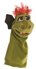 Living Puppets Handpuppe Quasselwürmer Gregor der Drache 35cm