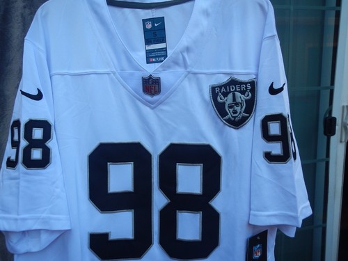 Maxx Crosby #98 Las Vegas Raiders Nike WHITE Jersey small - 第 2/4 張圖片