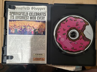 The Simpsons Movie DVD 2007 Widescreen w/ Springfield Shopper