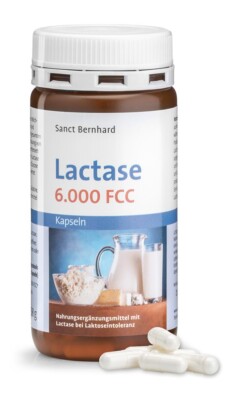 Sanct Bernhard Lactase 6.000 FCC   150 Kapseln (21,55 EUR/100 g)