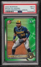 2022 Bowman Prospects Green Border 80/99 Branlyn Jaraba #BP-15 PSA 9 MINT br7