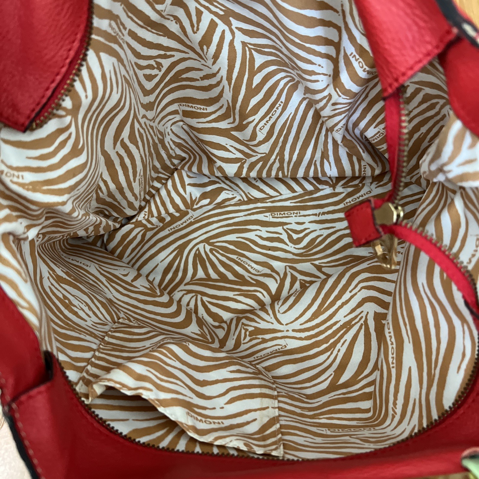 Dimoni Red Genuine Leather Python Snakeskin-like … - image 12