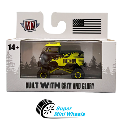 ミニカー M2 Machines 1960 Volkswagen Type2 Pickup M2 Machines 1:64 1960 Volkswagen Type 2 Pickup - Built With Grit