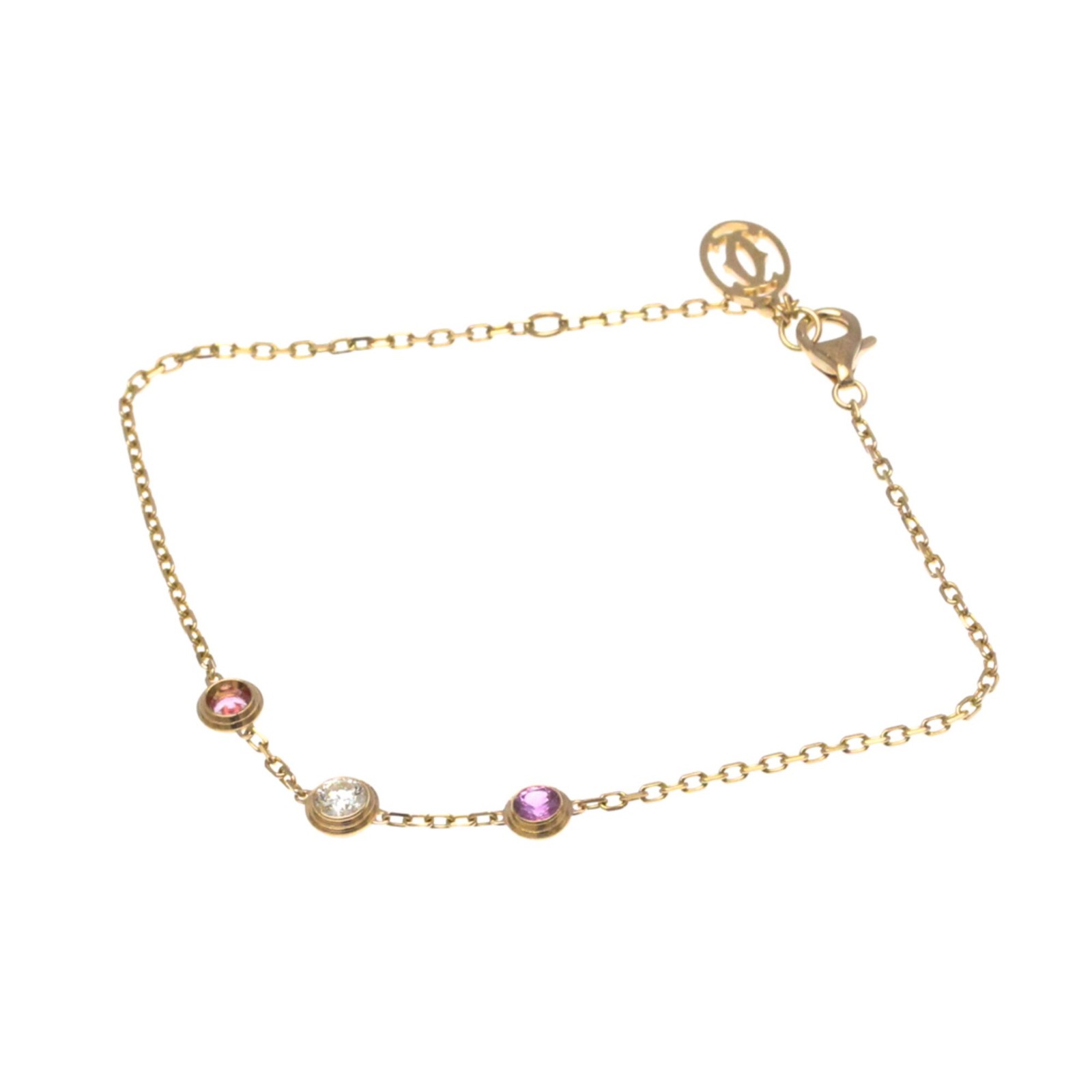 Cartier DAmour Rose Gold and Yellow Gold Authentic Bracelet Jewelry-image