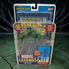 Marvel Legends 1st Appearance Green Hulk Galactus 2005 Toy Biz Figure w  Comic