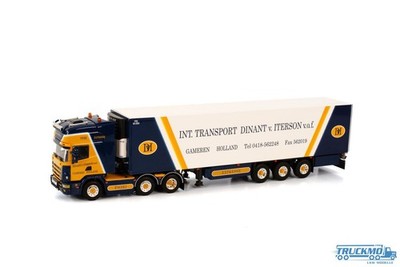 WSI Dinant van Iterson Scania R4 Topline 6x2 TwinSteer Kühlsattelzug 01-3841
