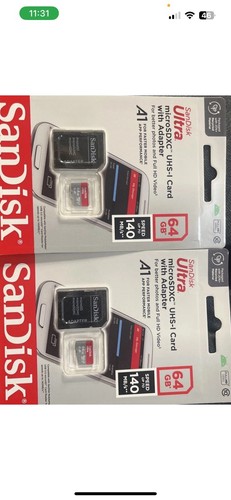 Dwie karty pamięci SanDisk Ultra Micro SD 64GB Class 10 SDHC SDXC 2 szt. - Zdjęcie 16 z 24