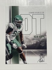 Leonard Taylor III Topps 2024-25 Signature Class #163 New York Jets Rookie