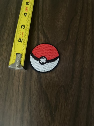 Pokemon PokeBall Embroidered Iron-on Patch - Picture 3 of 3