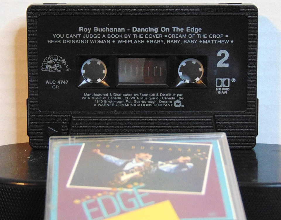 Roy Buchanan - Dancing On The Edge - 1986 Alligator Records кассетный альбом - Изображение 4 из 4