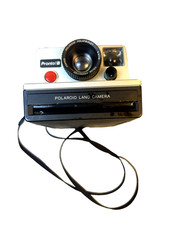VTG Polaroid Pronto B Instant Land Camera   Silver   Untested