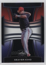 2025 Leaf Metal Red White & Blue Lite Brite 3/3 Seaver King #160 u4w