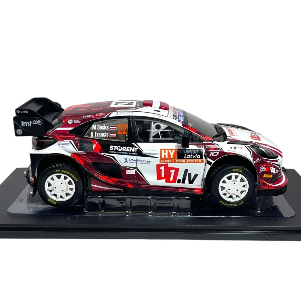 Modellino Auto Solido 1/18 Ford Puma Rally1 Sesks-Francis #22 Rally Latvia 2024 - Immagine 3 di 4