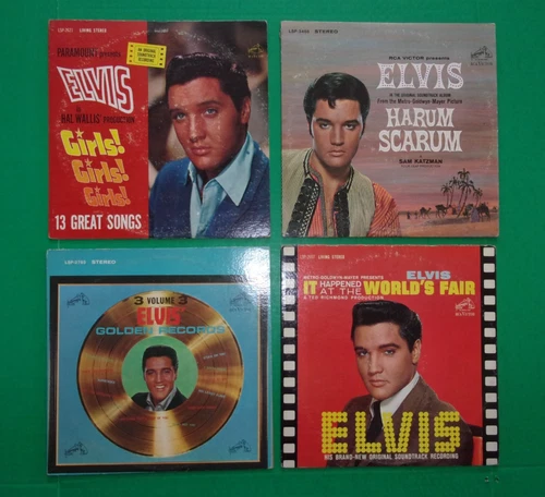 ELVIS PRESLEY - Elvis' Golden Records, Vol. 3 (LSP-2765) Lot of FOUR  Albums!