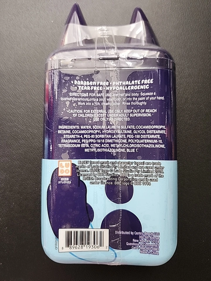 Disney AZUL Berry 3 en 1 Champú, Jabón Corporal y Acondicionador Jabón Juguetes para el Baño Foto 2 de 4