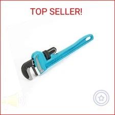 DURATECH 8-Inch Heavy Duty Pipe Wrench, Adjustable Plumbing Wrench, Malleable Ca