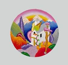 Luca ALINARI - "Senza titolo", 2015 - Tecnica mista e resina, 30 cm (diametro)