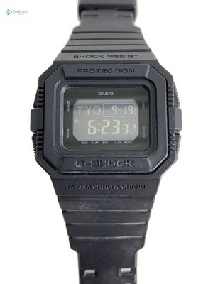 CASIO G-SHOCK DW-D5500BB-1JF Men's Digital Quartz Rubber Black