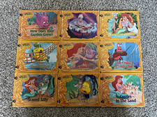Disney The Little Mermaid Treasure Chest Book Set Lot 9 Books 