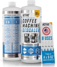 ACTIVE Coffee Machine Descaler 32oz Keurig Nespresso Espresso Cleaner