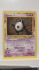 Unown X 30/105 Neo Destiny Rare Pokémon Card LP Vintage WOTC 2002