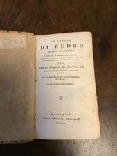 Le favole di Fedro liberto di Augusto Sebastiano Zappalà Bassano 1817