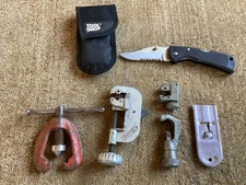 Lot of Plumbing Tools, scrapers, Flaring - Chicago, Imp, Tool Shop, other