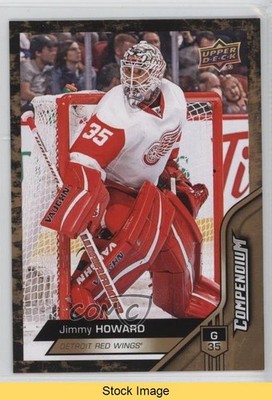 2016-17 Upper Deck Compendium Gold Jimmy Howard Jim Howard #102 READ 0cr