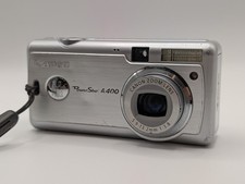 Canon Power Shot A400 Silver Digital Camera 3.2 Megapixels-tested-No Memory Card