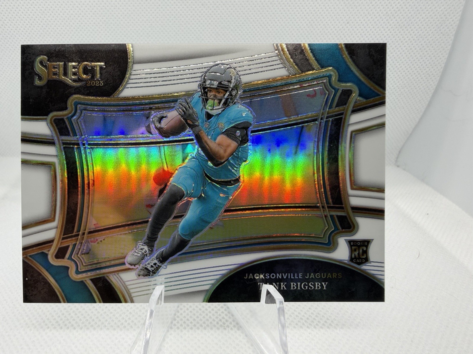 2023 Panini Select - Field Level Tank Bigsby #344 White Prizm /35 (RC)