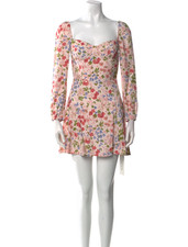 Reformation Pink Floral Sundress XS