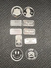 Lot Of 10 1gram Pan Silver Art Bars!! #1295