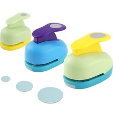 Kreis Stanzer Motivlocher Papierstanzer Set 8mm 15mm 25mm Basteln Scrapbooking