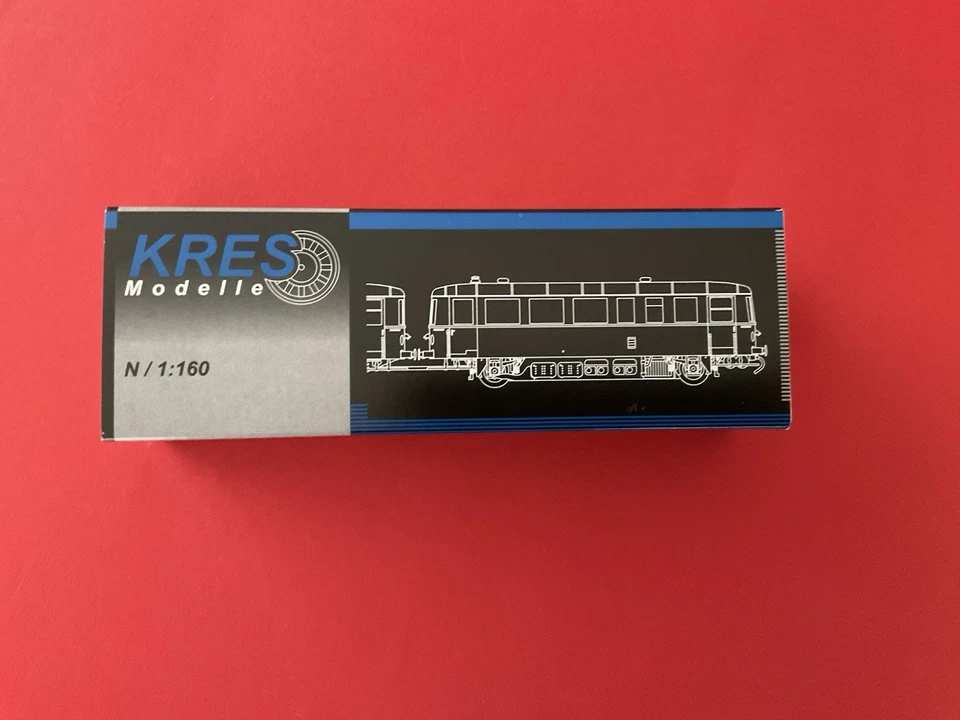 Kres 1731 Triebwagen VT 4.12.01 DR Ep.III „Messelackierung“ unbespielt OVP Top - Bild 2 von 4