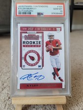 Kyler Murray 2019 Panini Contenders Rookie Ticket AUTO #101 RC PSA 10 Low POP