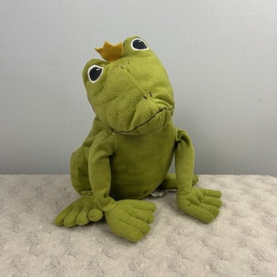 Ikea Frog Prince Reversible Plush Stuffed Animal Toy Kvack Green Blue 2 in 1