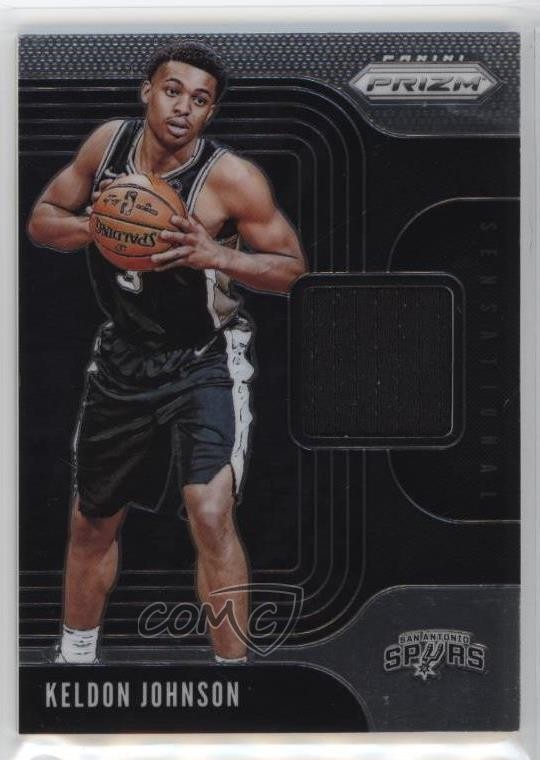 2019-20 Panini Prizm Sensational Swatches Jersey Keldon Johnson #SS-KJO 00ix
