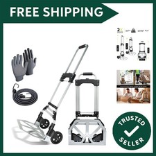 Heavy Duty Folding Aluminium Hand Truck Trolley | Multi-Purpose Sack Barrow C...