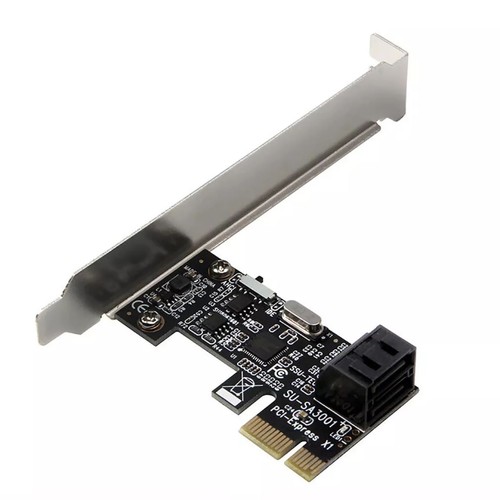 ASM1061 SATA3.0 2-Port SATA III Expansion Controller Adapter Card 6G