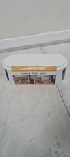  D-Line cable tidy box White plug hide 