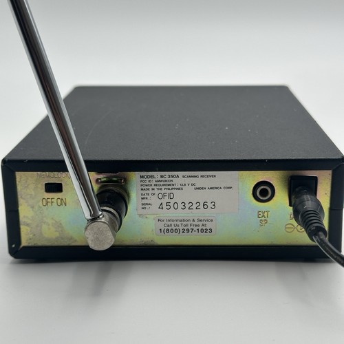 Uniden Bearcat Radio BC350A Scanner - Zdjęcie 10 z 17