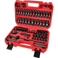 83-Piece 1/4'' Drive Impact Socket Set with 72T Ratchet for Precision Repairs