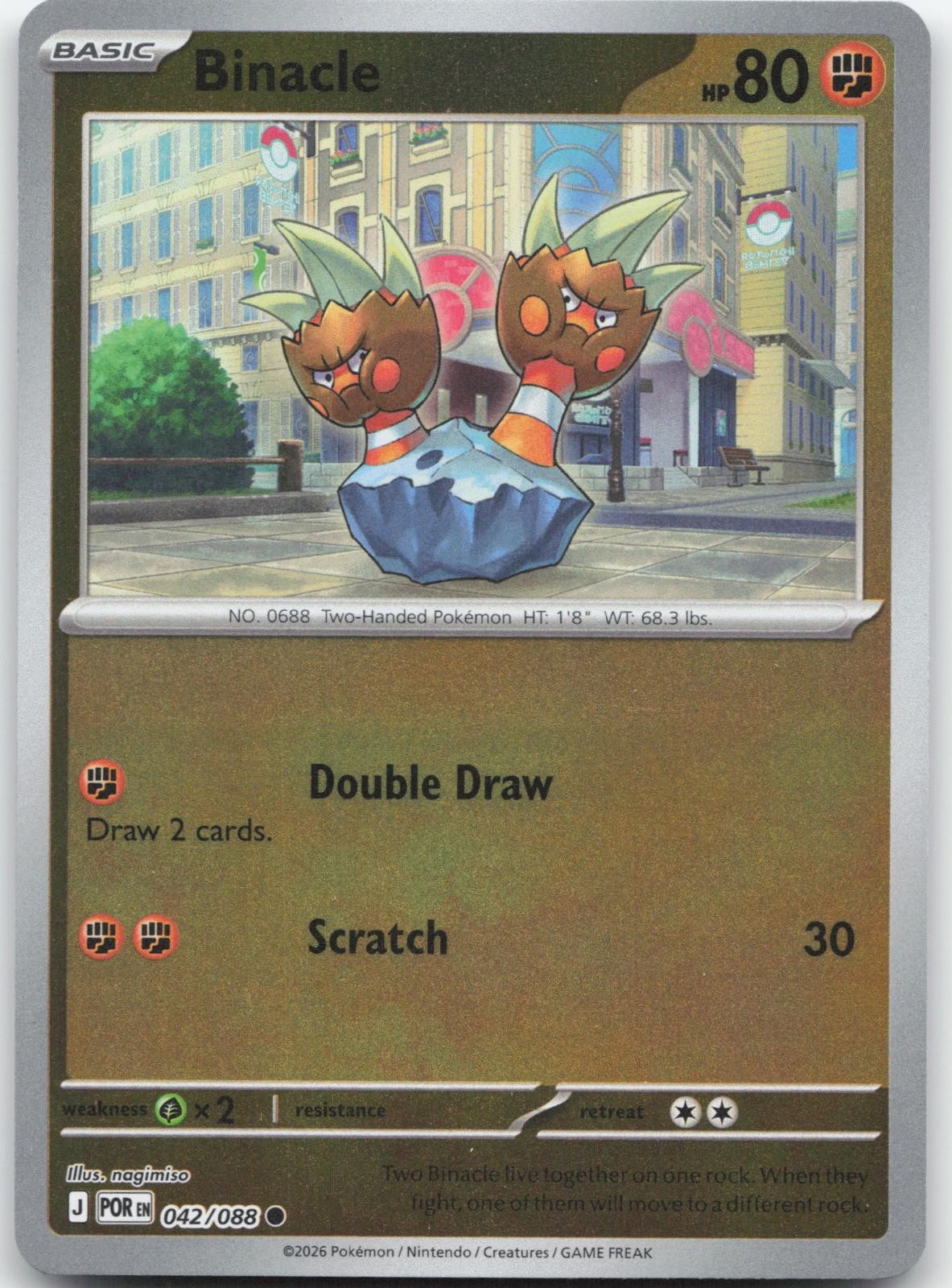 Binacle - 042/088 Reverse Holo Perfect Order NM/M