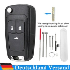 3 Tasten Auto Klapp Schl&uuml;ssel Geh&auml;use f&uuml;r Opel Astra J Cascada Insignia A Zafira