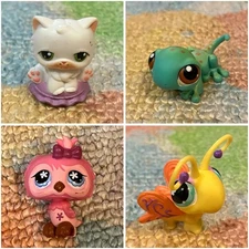 Authentic Littlest Pet Shop LPS Bundle Lot #15 #111 #496 #497