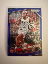 2025 Panini Prizm WNBA Aari Mcdonald #10 Blue Velocity Prizm Indiana Fever