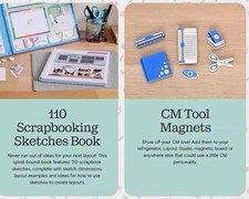 Creative Memories Birthday Occasions Birthday Bash Sketch Book and Magnets